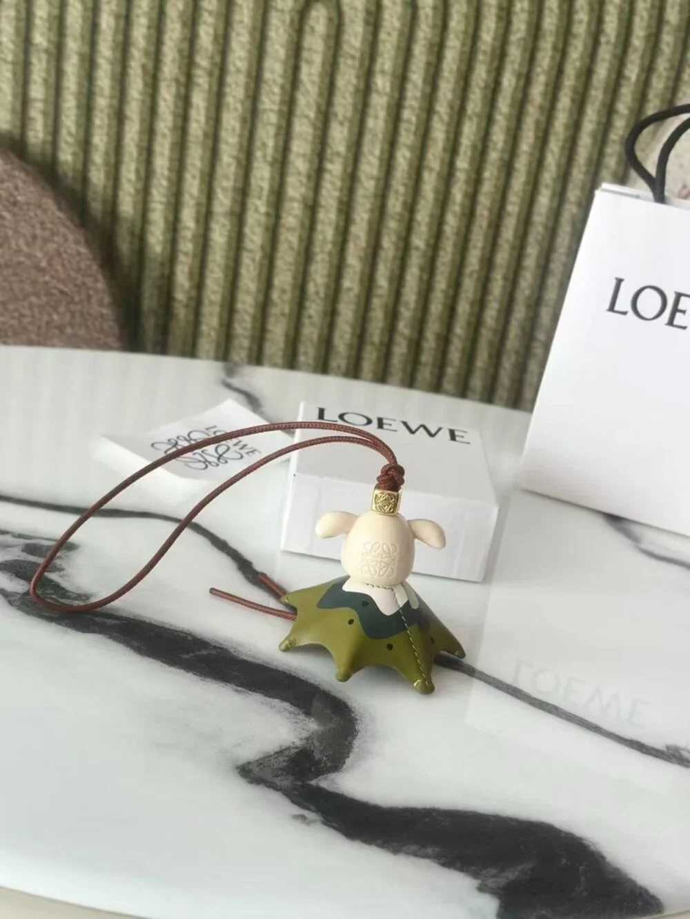 Loewe Mushroom‑Spirit Bag Charm